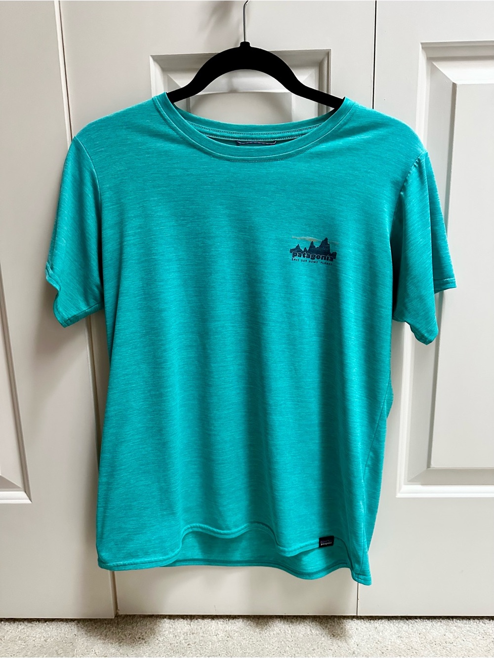 Patagonia Turquoise Short-Sleeve Crew Tee